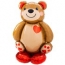 Фольгированный шар "Медведь с сердцем" - Фольгированный шар "Медведь с сердцем"