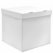 Коробка для шаров 60х60х60см белая