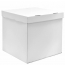 Коробка для шаров 60х60х60см белая - Коробка для шаров 60х60х60см белая