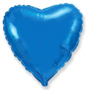 Синее сердце 81 см.