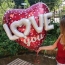 Сердце голография с 3D надписью LOVE YOU - Сердце голография с 3D надписью LOVE YOU