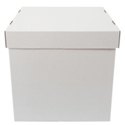 Коробка для шаров 60х60х60см белая
