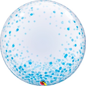 Bubble Deco конфетти голубое 