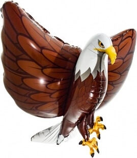 Фольгированный шар &quot;Белоголовый орел 3D&quot; 