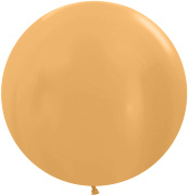 Латексный шар гигант яркое золото