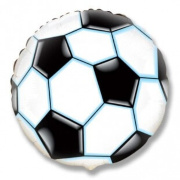 Черный футбольный мяч